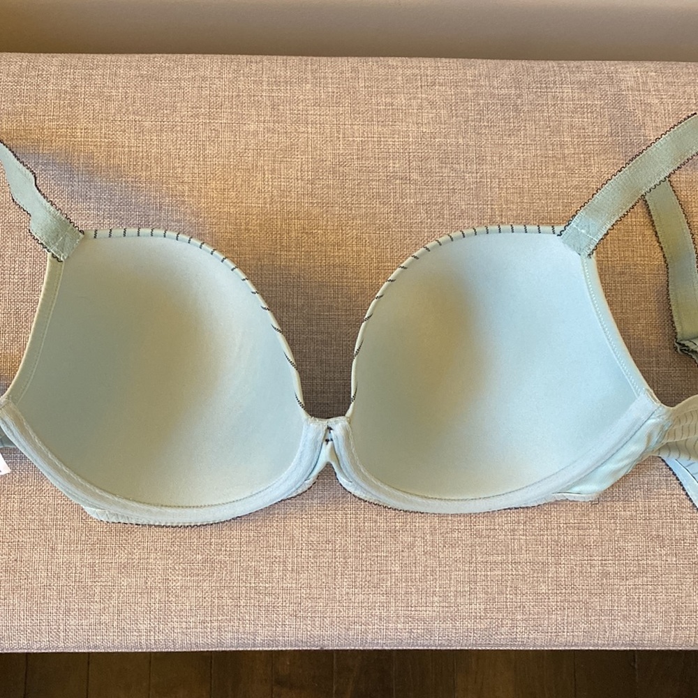 Freya Deco Hatty Moulded Plunge Bra AA1281 in Glacier - Picture 5 of 7
